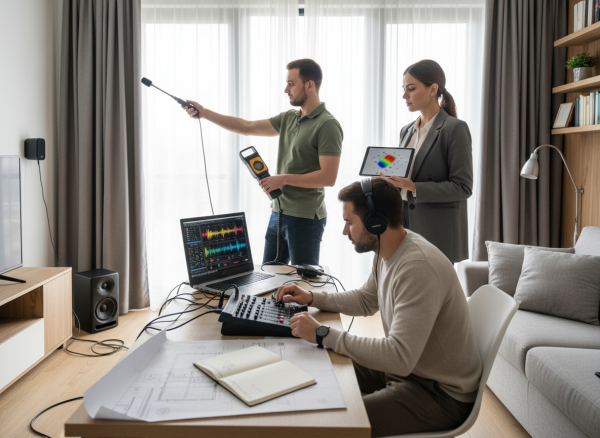 Анализ акустической обстановки в жилом помещении: от измерений к техническому решению /